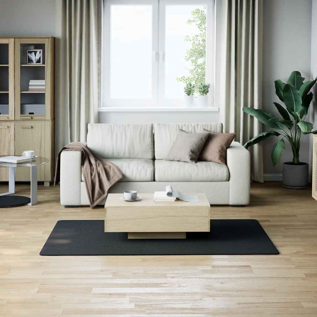Shaggy Rug Black 120x183 cm Polyester