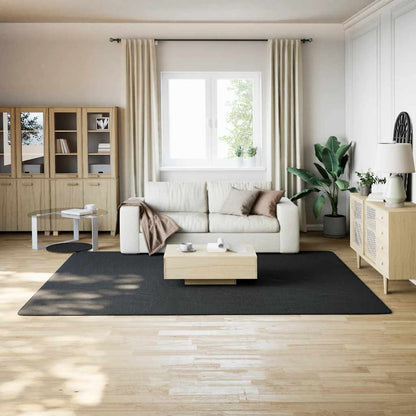 Shaggy Rug Black 240x305 cm Polyester