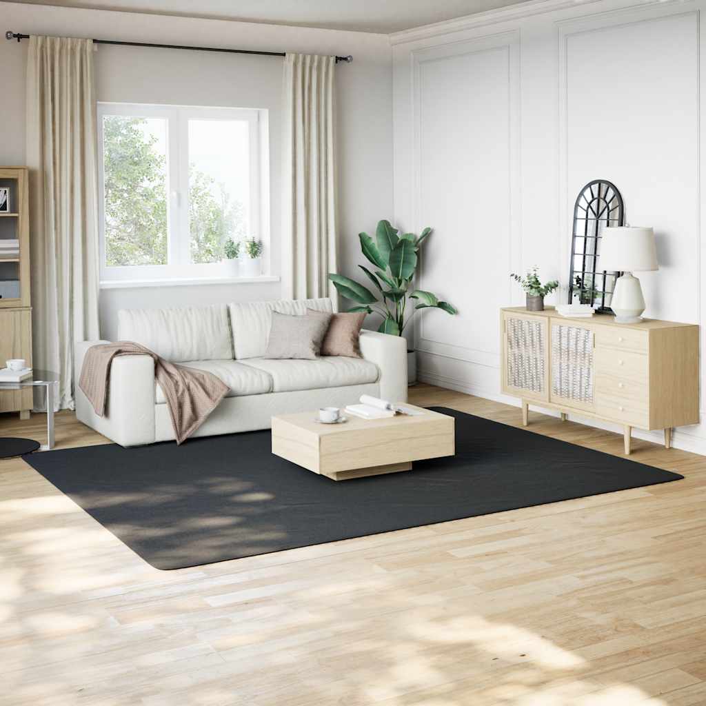 Shaggy Rug Black 240x305 cm Polyester