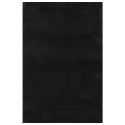 Shaggy Rug Black 240x340 cm Polyester