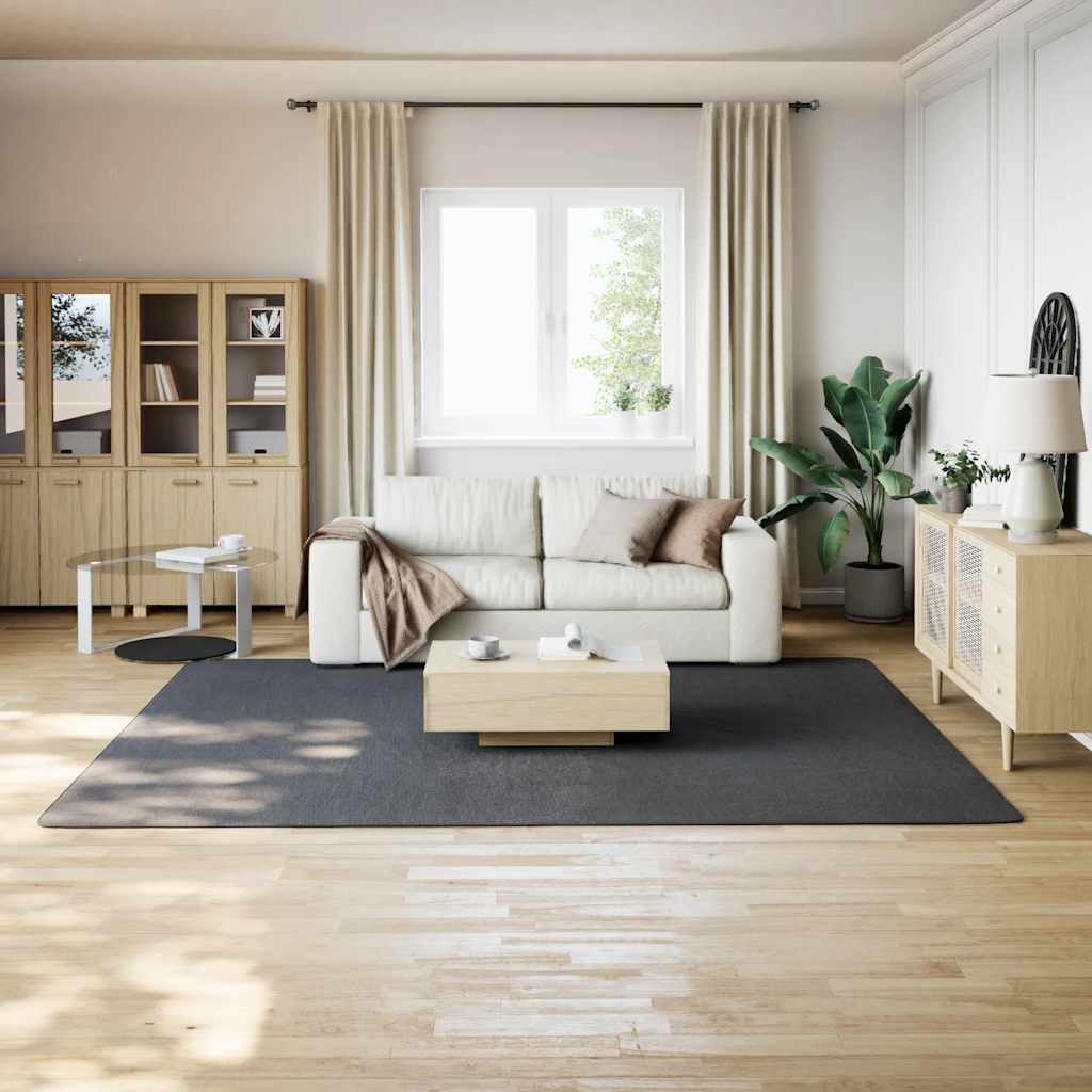 Shaggy Rug Anthracite 240x305 cm Polyester