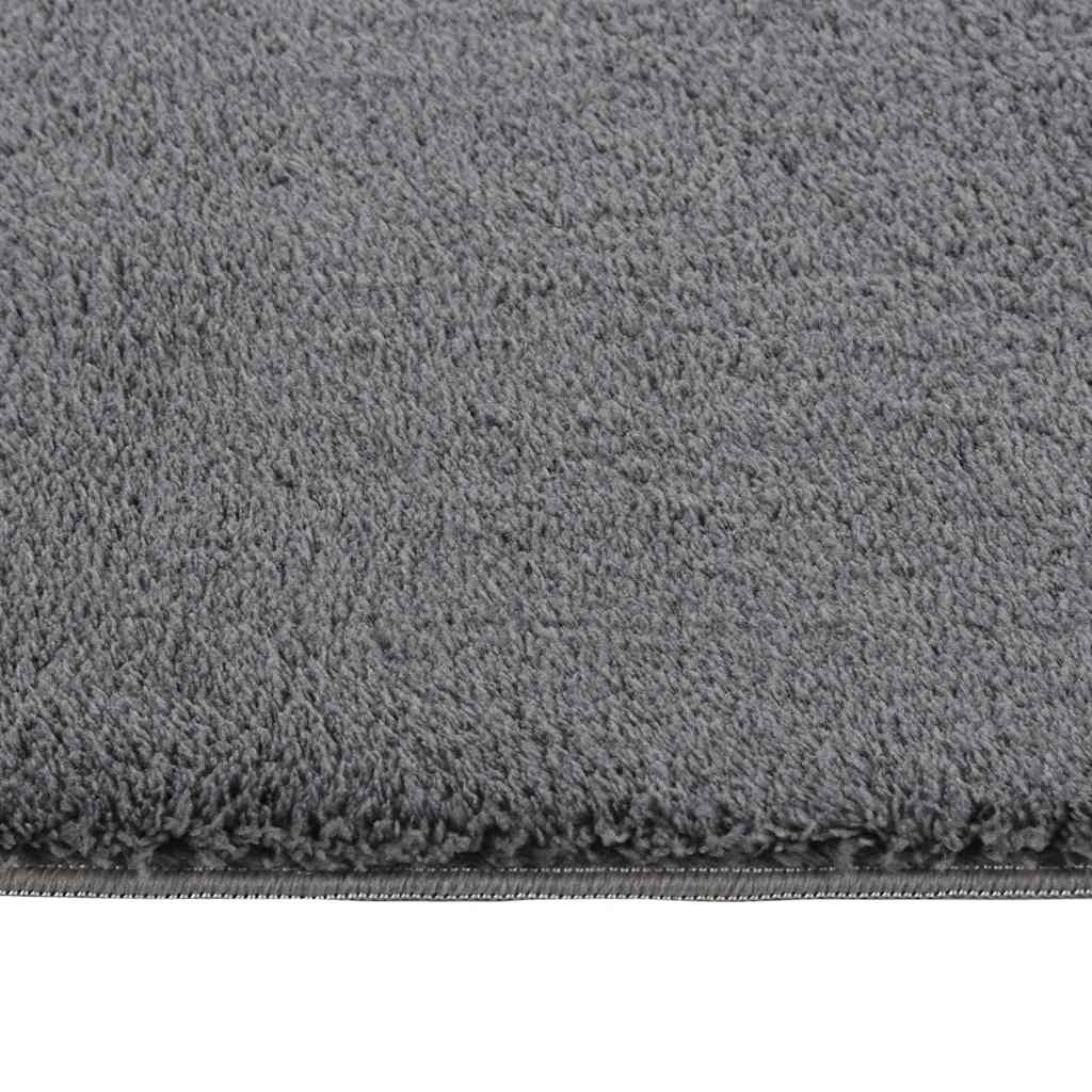 Shaggy Rug Anthracite 240x340 cm Polyester