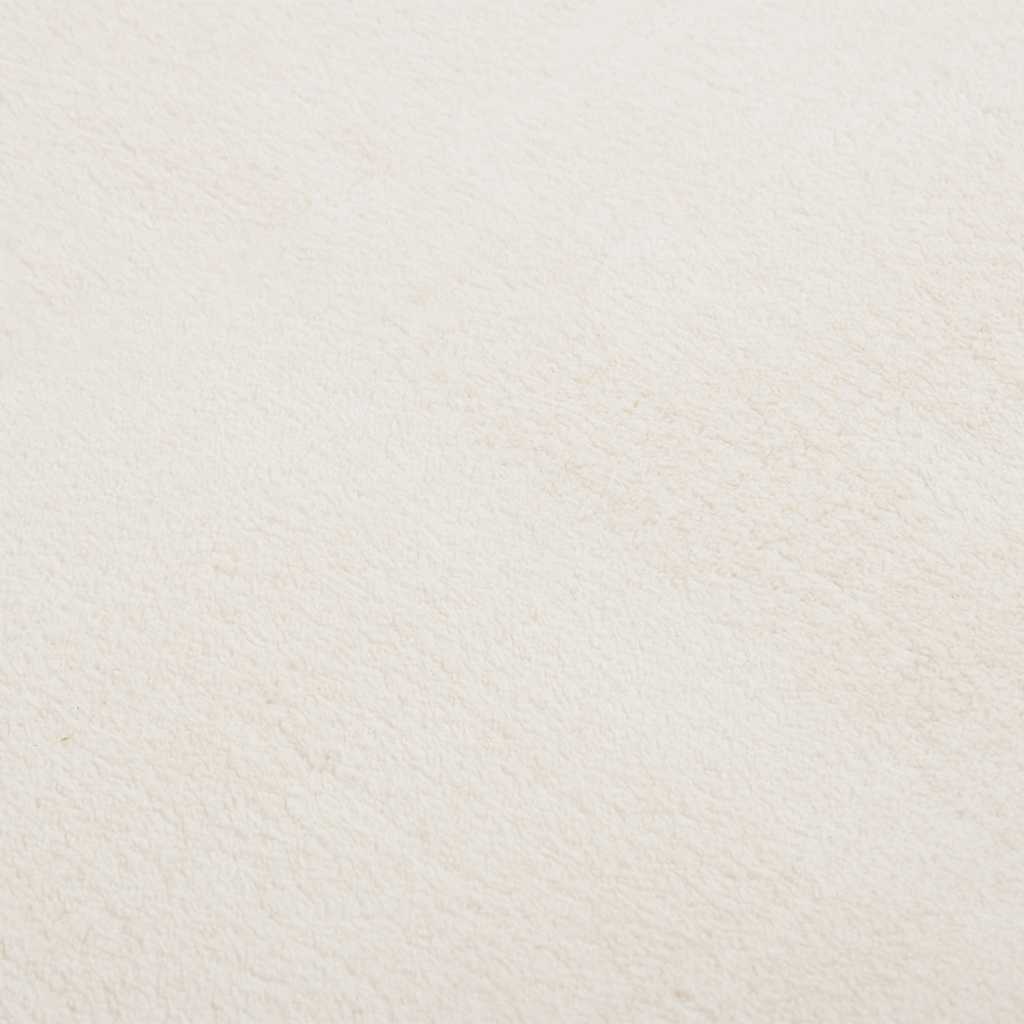 Shaggy Rug Cream White 120x183 cm Polyester