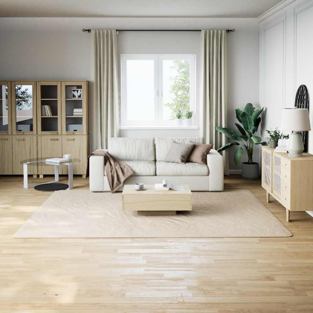 Shaggy Rug Cream White 240x305 cm Polyester