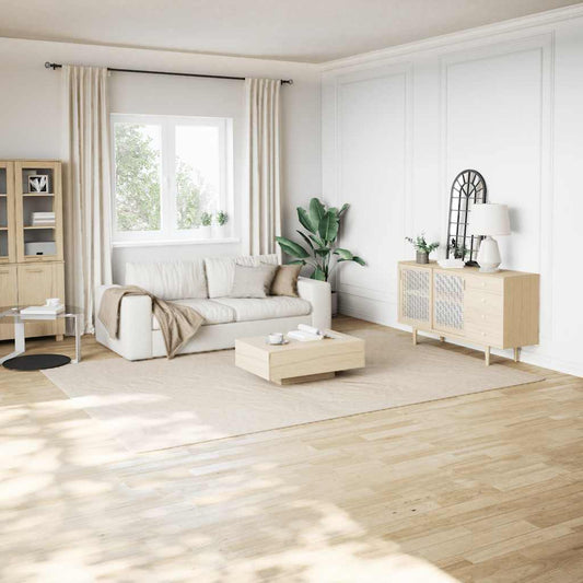 Shaggy Rug Cream White 240x340 cm Polyester