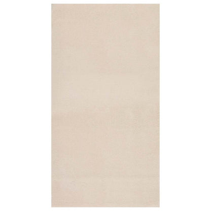 Shaggy Rug Beige 120x183 cm Polyester