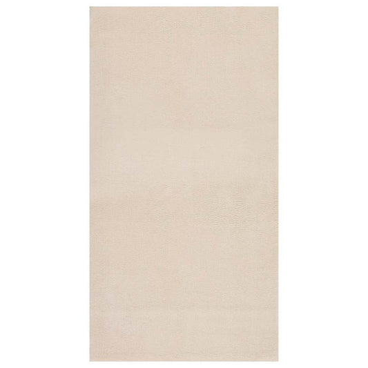 Shaggy Rug Beige 120x183 cm Polyester