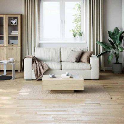 Shaggy Rug Beige 120x183 cm Polyester