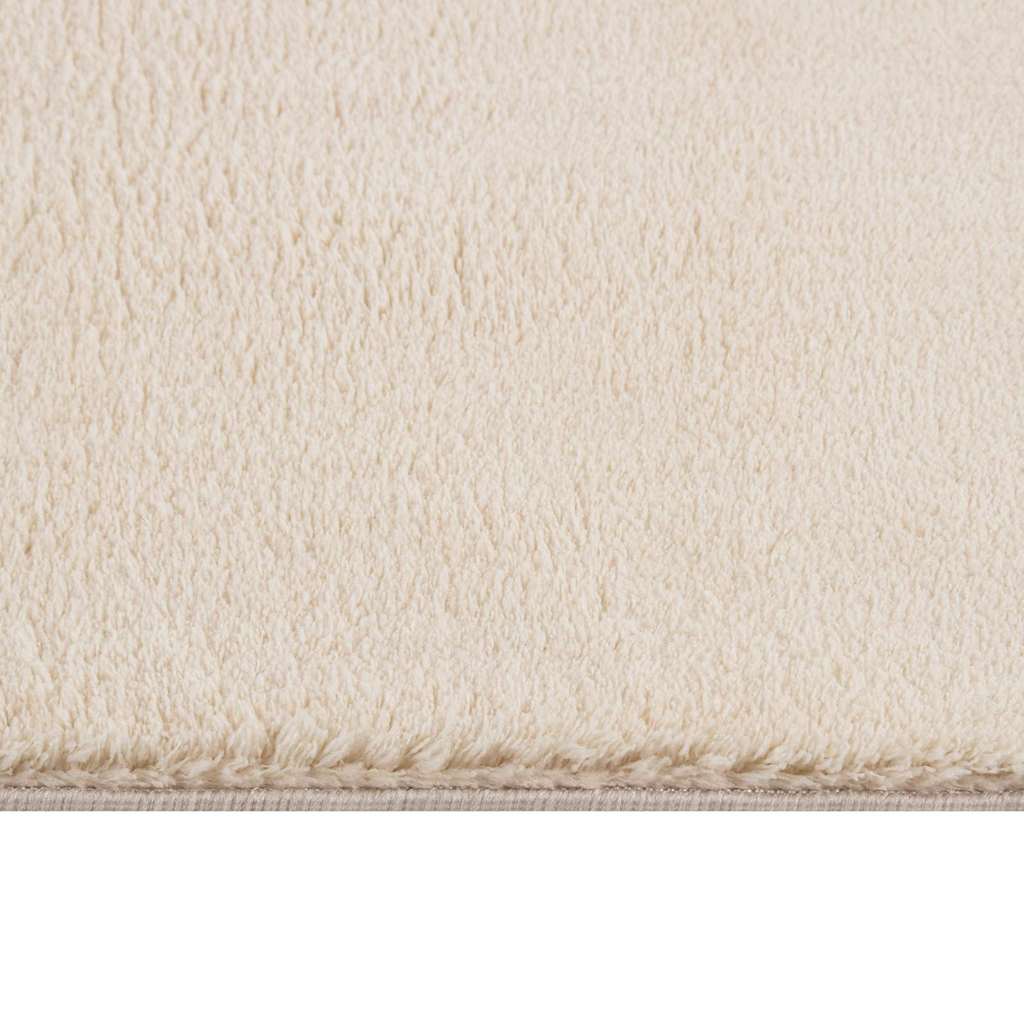 Shaggy Rug Beige 120x183 cm Polyester
