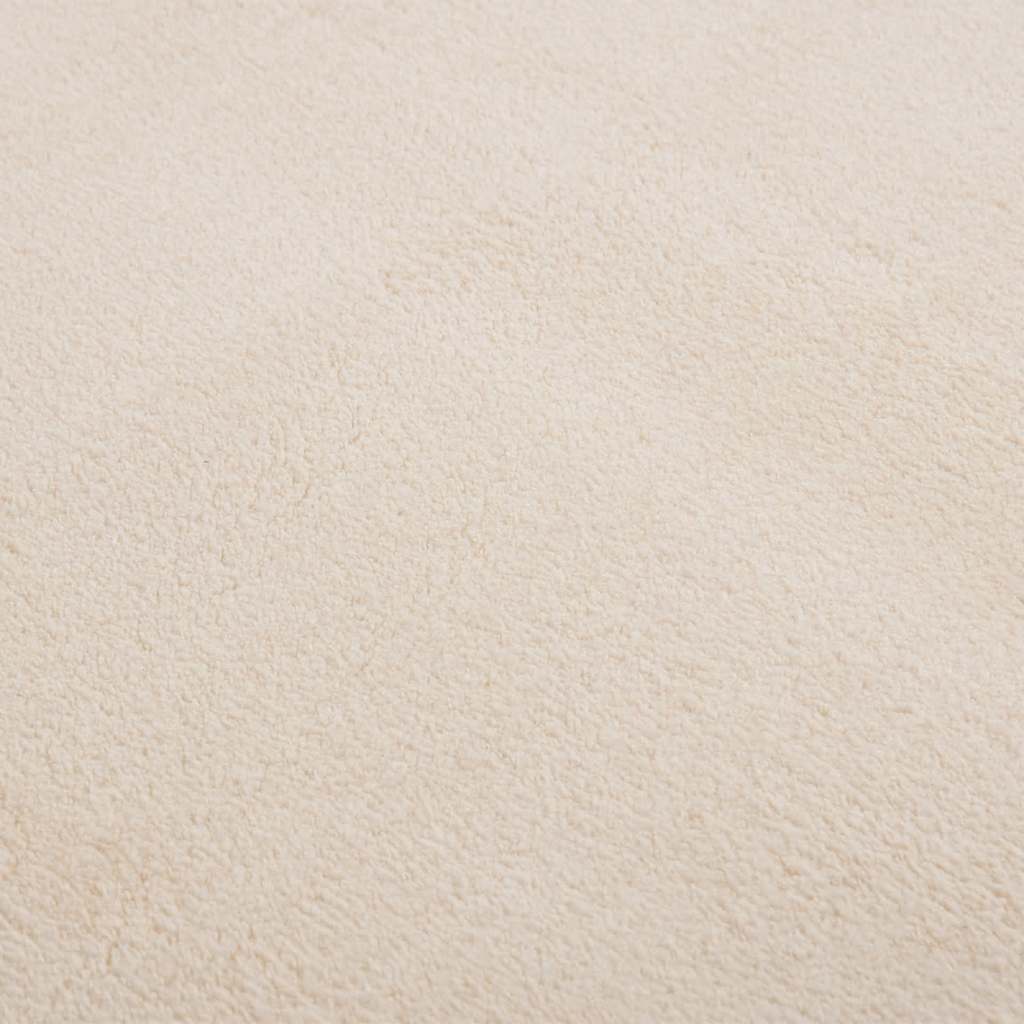 Shaggy Rug Beige 120x183 cm Polyester