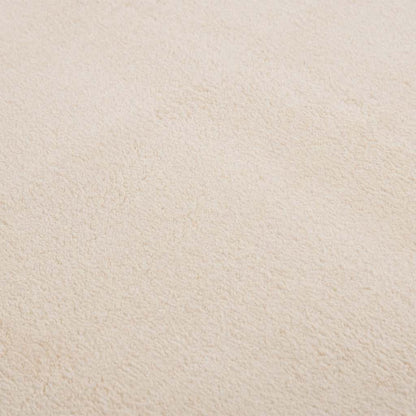 Shaggy Rug Beige 120x183 cm Polyester