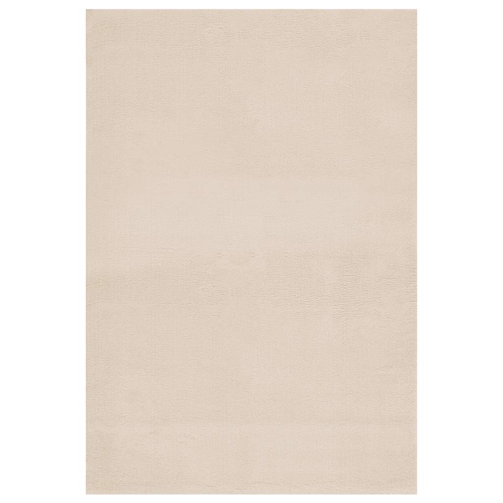Shaggy Rug Beige 240x305 cm Polyester