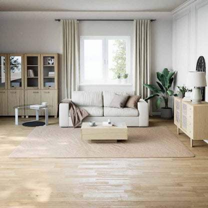 Shaggy Rug Beige 240x305 cm Polyester