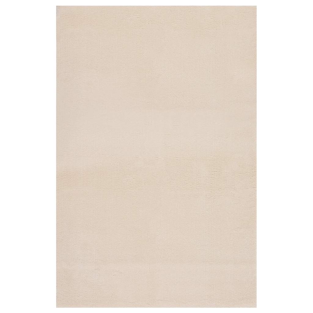 Shaggy Rug Beige 240x340 cm Polyester