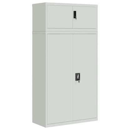 File Cabinet | Light grey | Powder-coated steel | Large