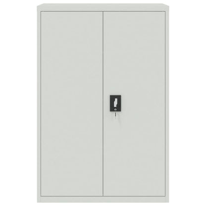 File Cabinet | Light grey | Powder-coated steel | Large
