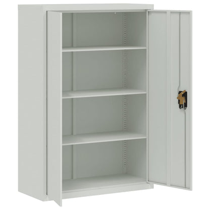File Cabinet | Light grey | Powder-coated steel | Large