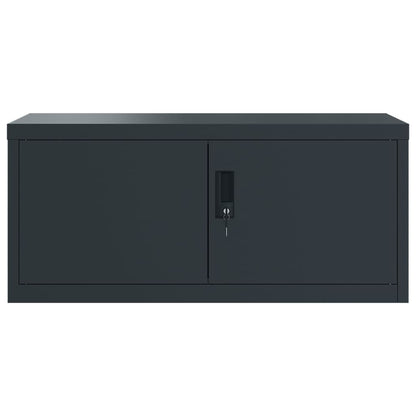 File Cabinet Anthracite 90x40x180 cm Steel