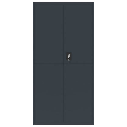 File Cabinet Anthracite 90x40x220 cm Steel
