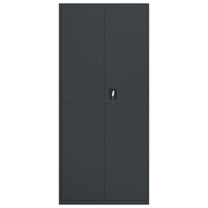 File Cabinet Anthracite 90x40x240 cm Steel