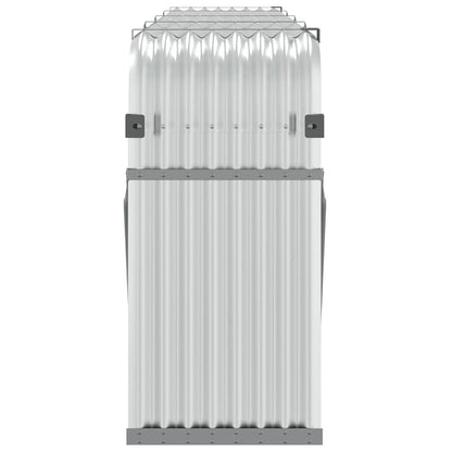 Log Holder Silver 300x45x100 cm Galvanised Steel