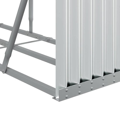 Log Holder Silver 300x45x100 cm Galvanised Steel