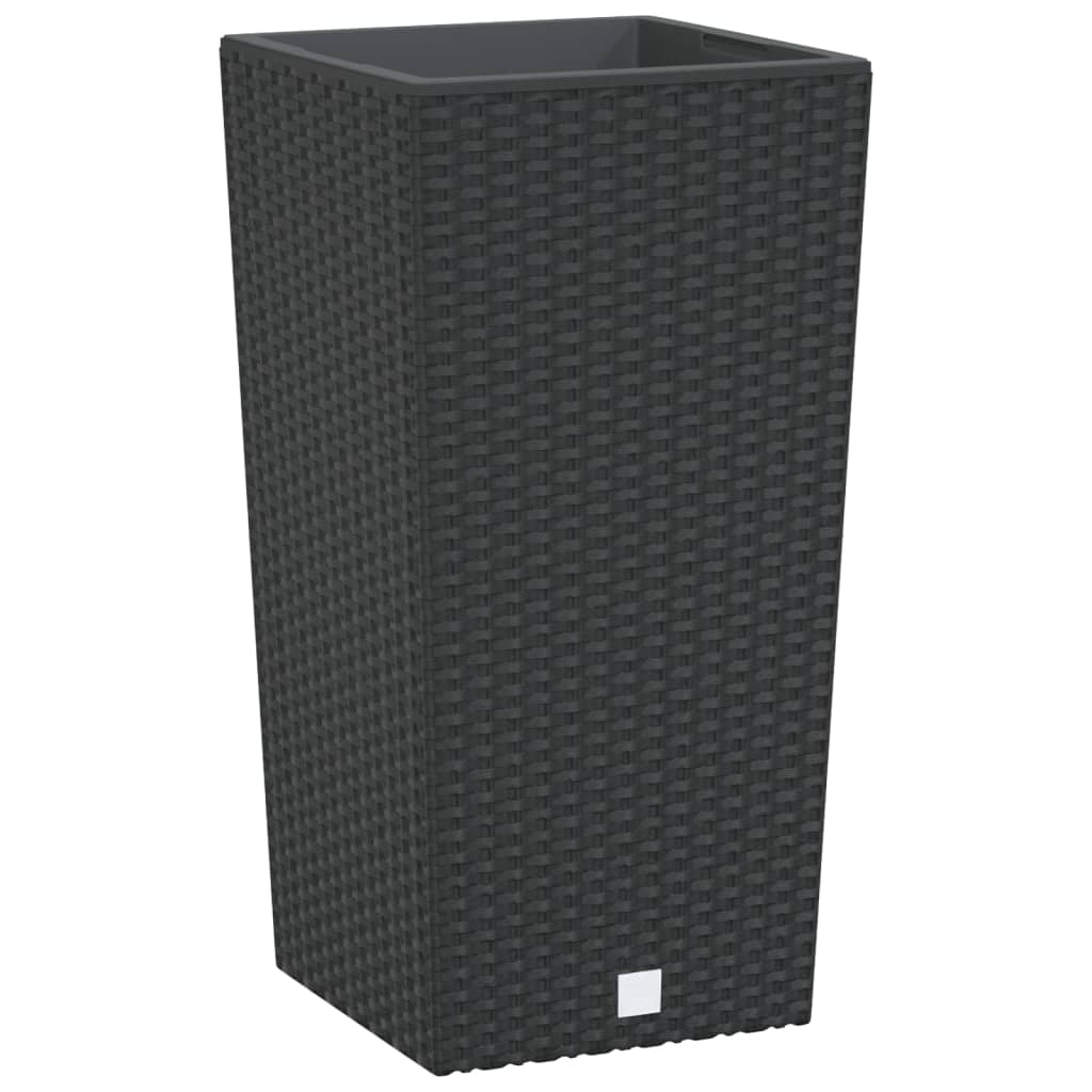 Planter with Removable Inner Anthracite 11 / 26.5 L PP Rattan