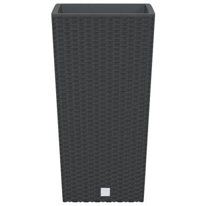 Planter with Removable Inner Anthracite 11 / 26.5 L PP Rattan