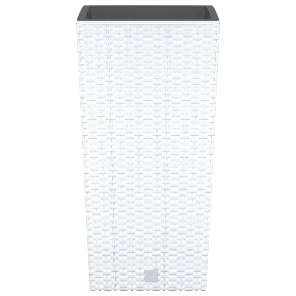 Planter with Removable Inner White 11 / 26.5 L PP Rattan