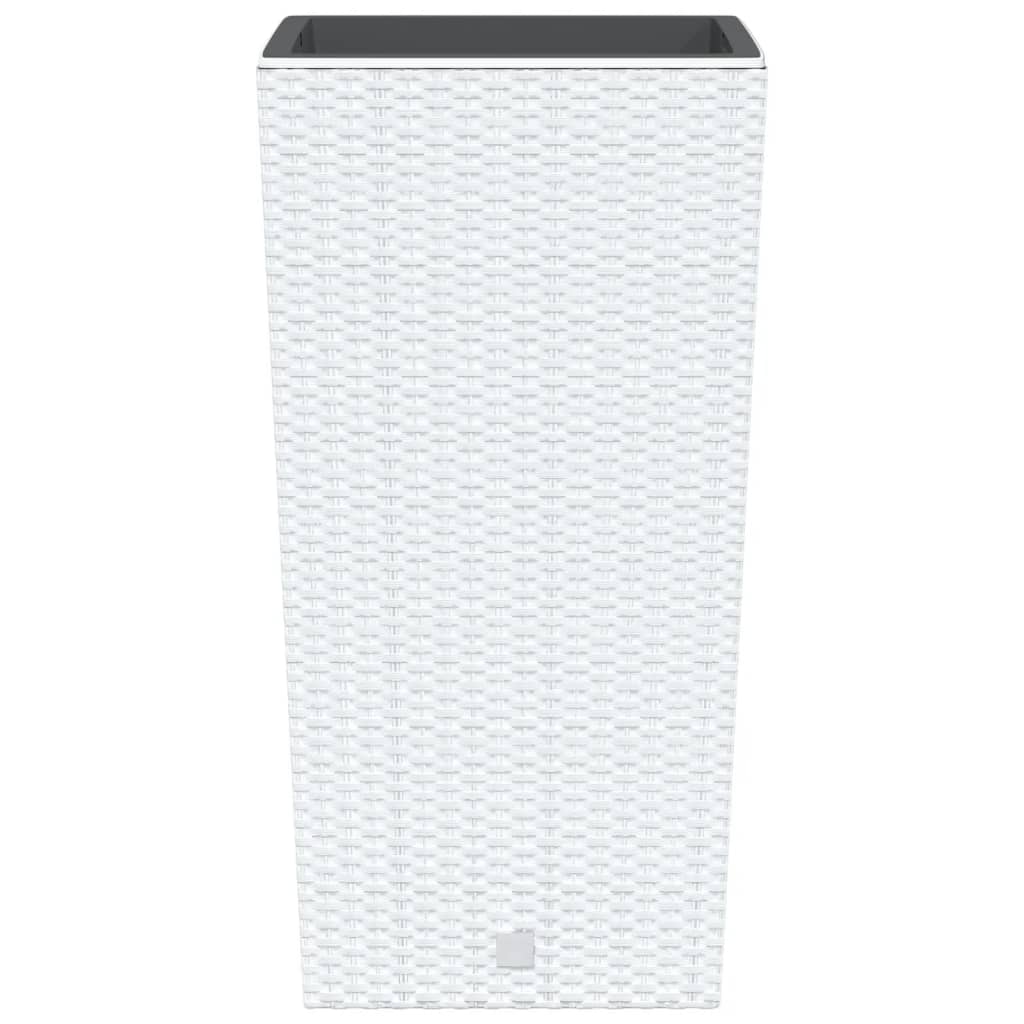 Planter with Removable Inner White 21 / 49 L PP Rattan