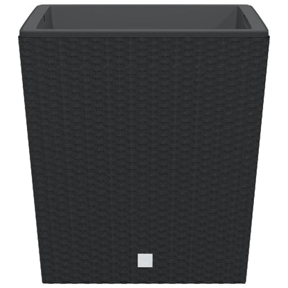 Planter with Removable Inner Anthracite 37 / 64 L PP Rattan