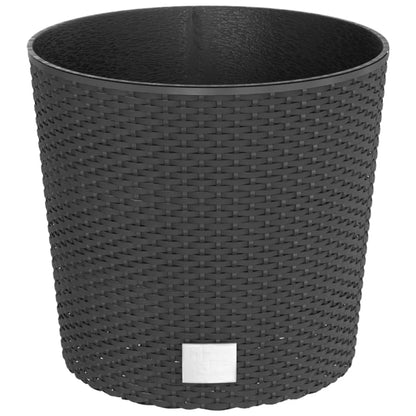 Planter with Removable Inner Anthracite 15 / 15.3 L PP Rattan