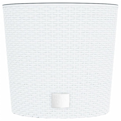 Planter with Removable Inner White 15 / 15.3 L PP Rattan