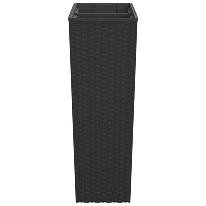Planter with Removable Inner Anthracite 12 / 44 L PP Rattan