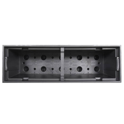 Planter with Removable Inner Anthracite 12 / 44 L PP Rattan