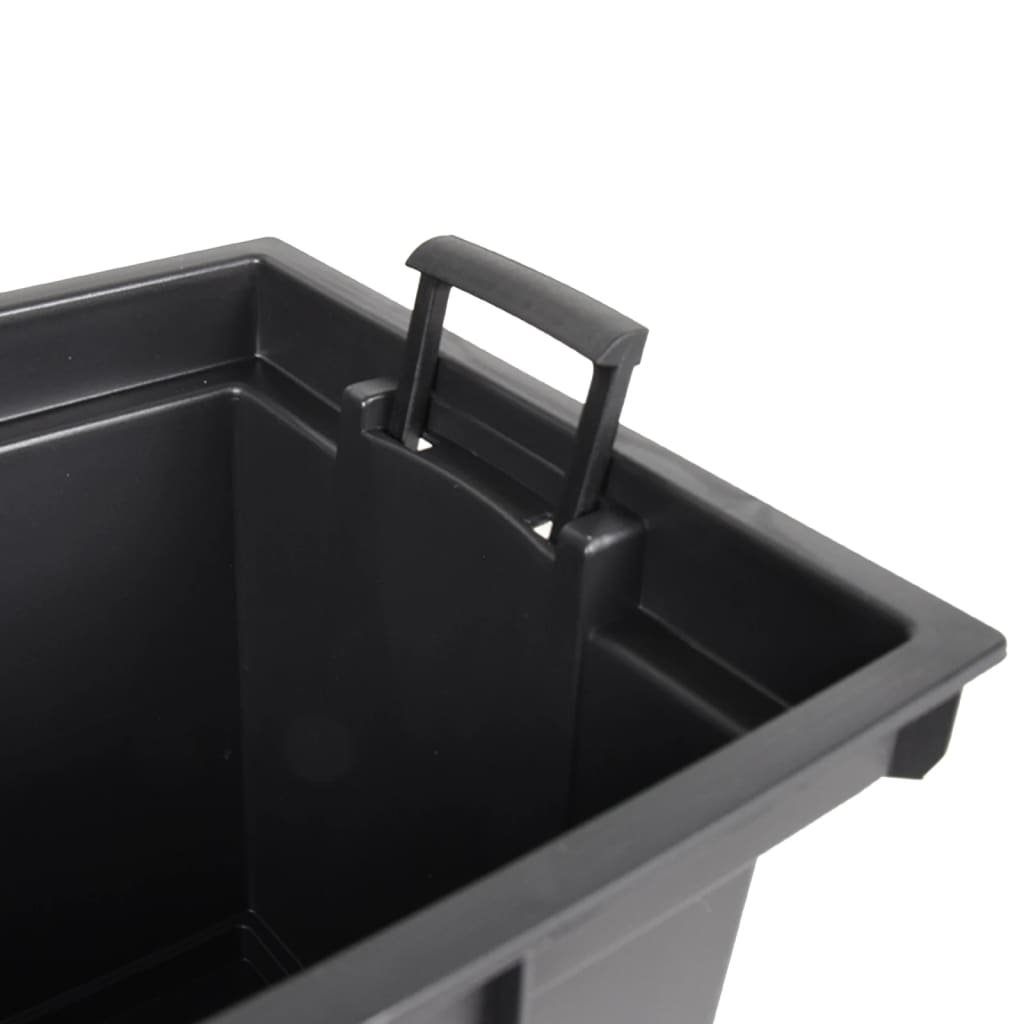 Planter with Removable Inner Anthracite 12 / 44 L PP Rattan