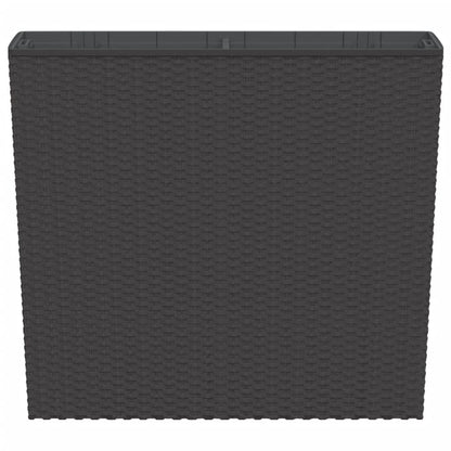 Planter with Removable Inner Brown 12 / 44 L PP Rattan