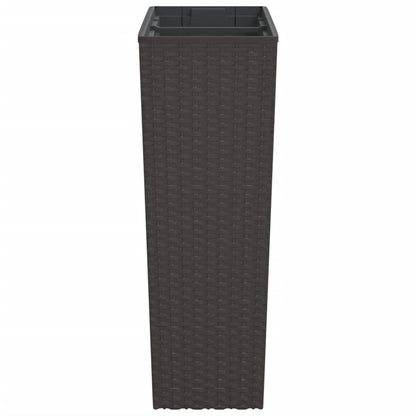 Planter with Removable Inner Brown 12 / 44 L PP Rattan