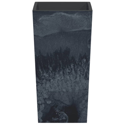 Planter with Removable Inner Anthracite 11/26.5L PP Concrete Look