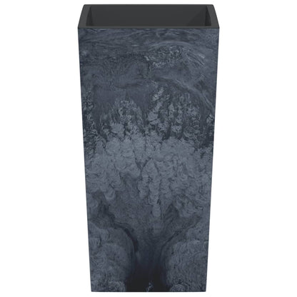Planter with Removable Inner Anthracite 21/49 L PP Concrete Look