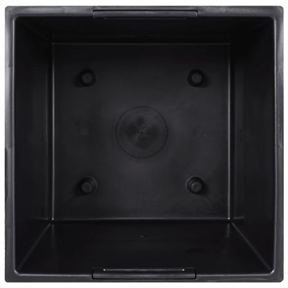 Planter with Removable Inner Anthracite 21/49 L PP Concrete Look