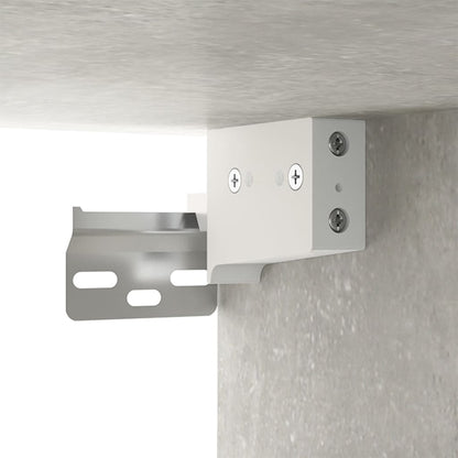 2 Piece Wall-mounted TV Cabinet Set Concrete Grey 100x34,5x40 cm