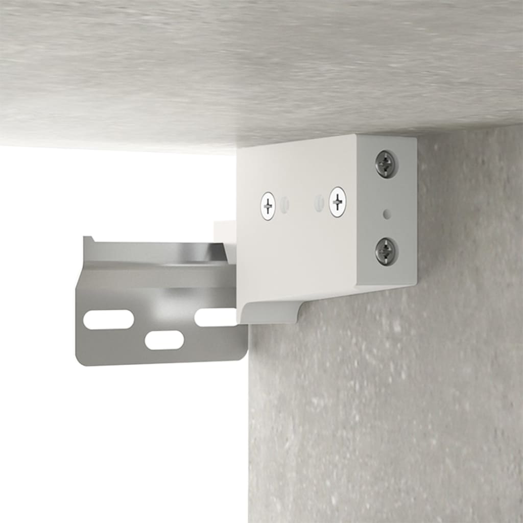 3 Piece Wall-mounted TV Cabinet Set Concrete Grey 100x34,5x40 cm