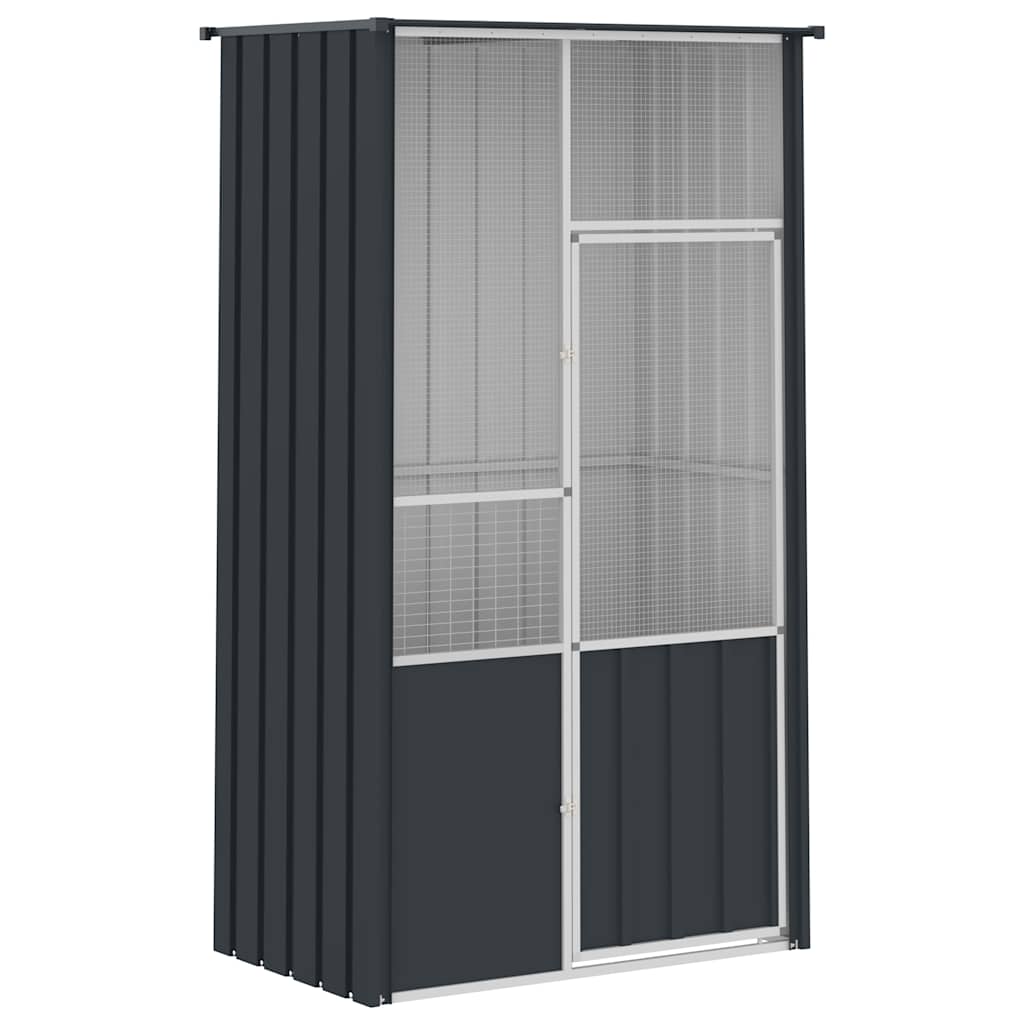 Bird Cage Anthracite 115x78x200 cm Galvanised Steel