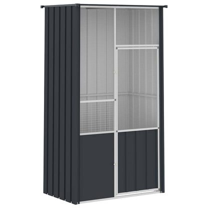 Bird Cage Anthracite 115x78x200 cm Galvanised Steel