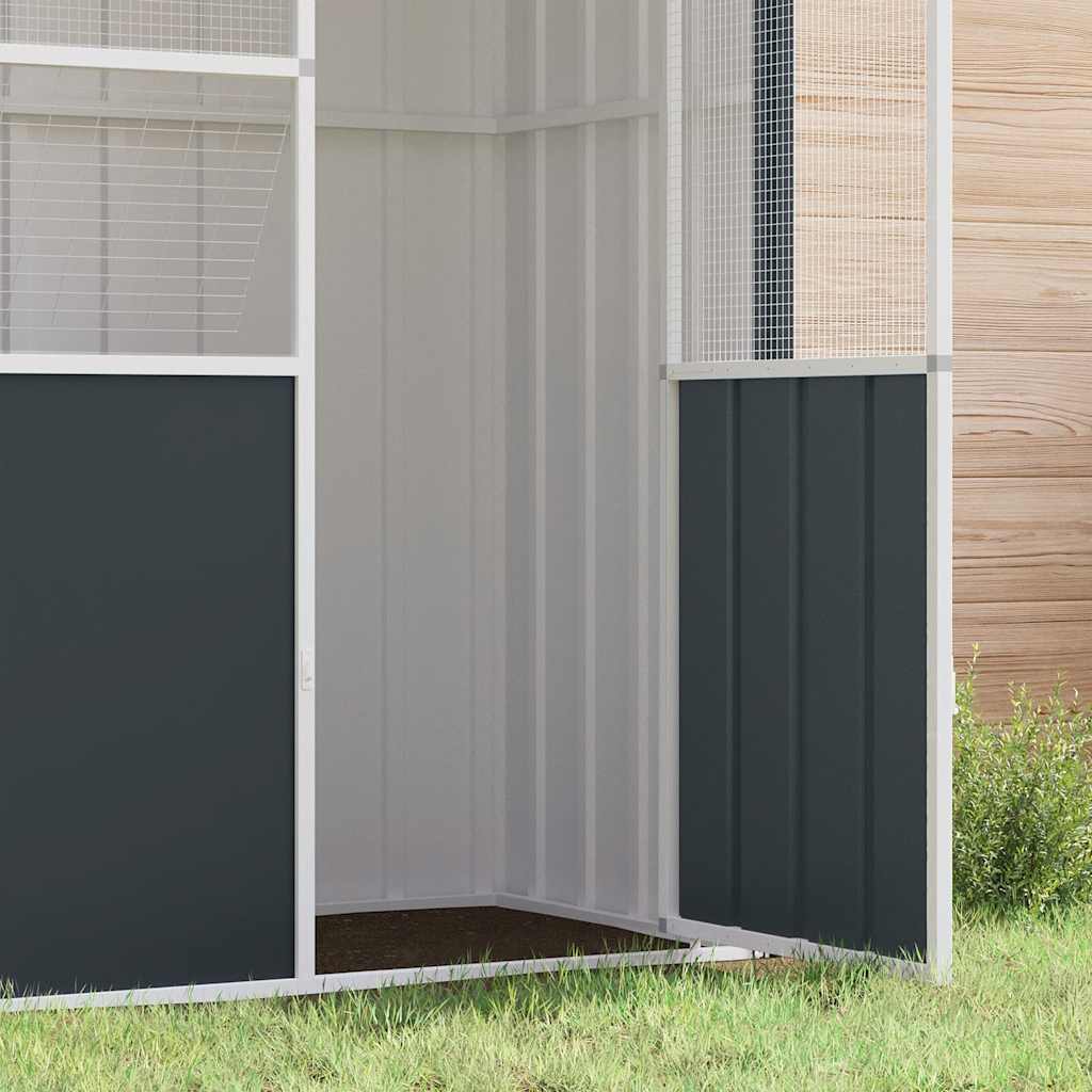 Bird Cage Anthracite 115x78x200 cm Galvanised Steel