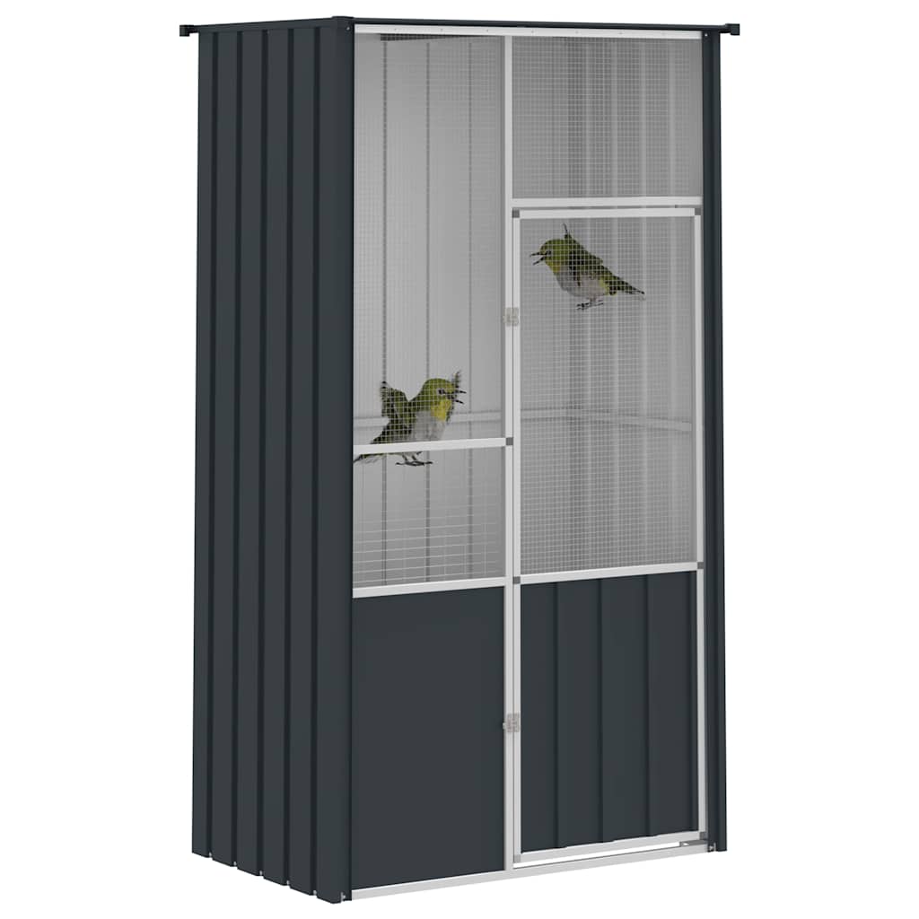 Bird Cage Anthracite 115x78x200 cm Galvanised Steel