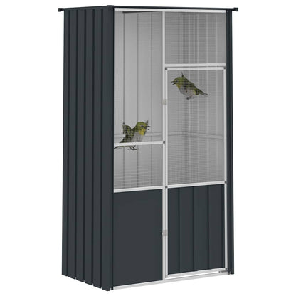 Bird Cage Anthracite 115x78x200 cm Galvanised Steel