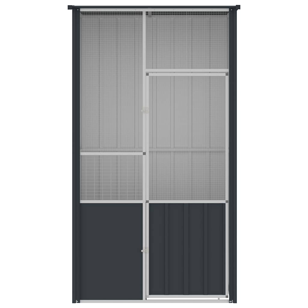 Bird Cage Anthracite 115x78x200 cm Galvanised Steel