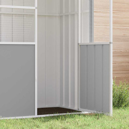 Bird Cage Grey 115x78x200 cm Galvanised Steel